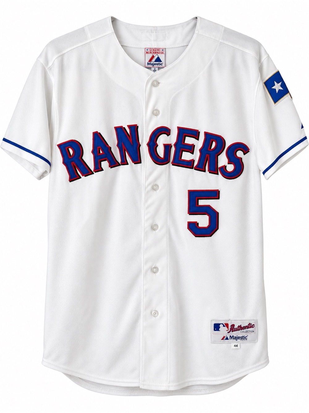 Majestic Authentic Ian Kinsler #5 Texas Rangers MLB Jersey White Size 44 - Picture 1 of 7